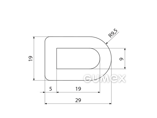 SILIKONPROFILE D-FORM